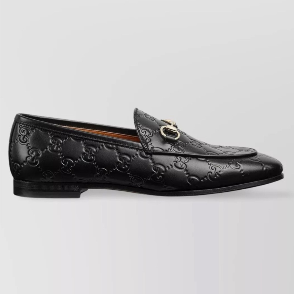 Gucci Jordaan GG Horsebit Flats loafers